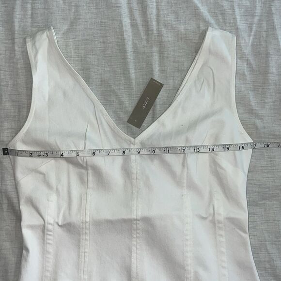 J. Crew Corset midi dress in stretch twill A Line Preppy Office Size 2 - Picture 6 of 10